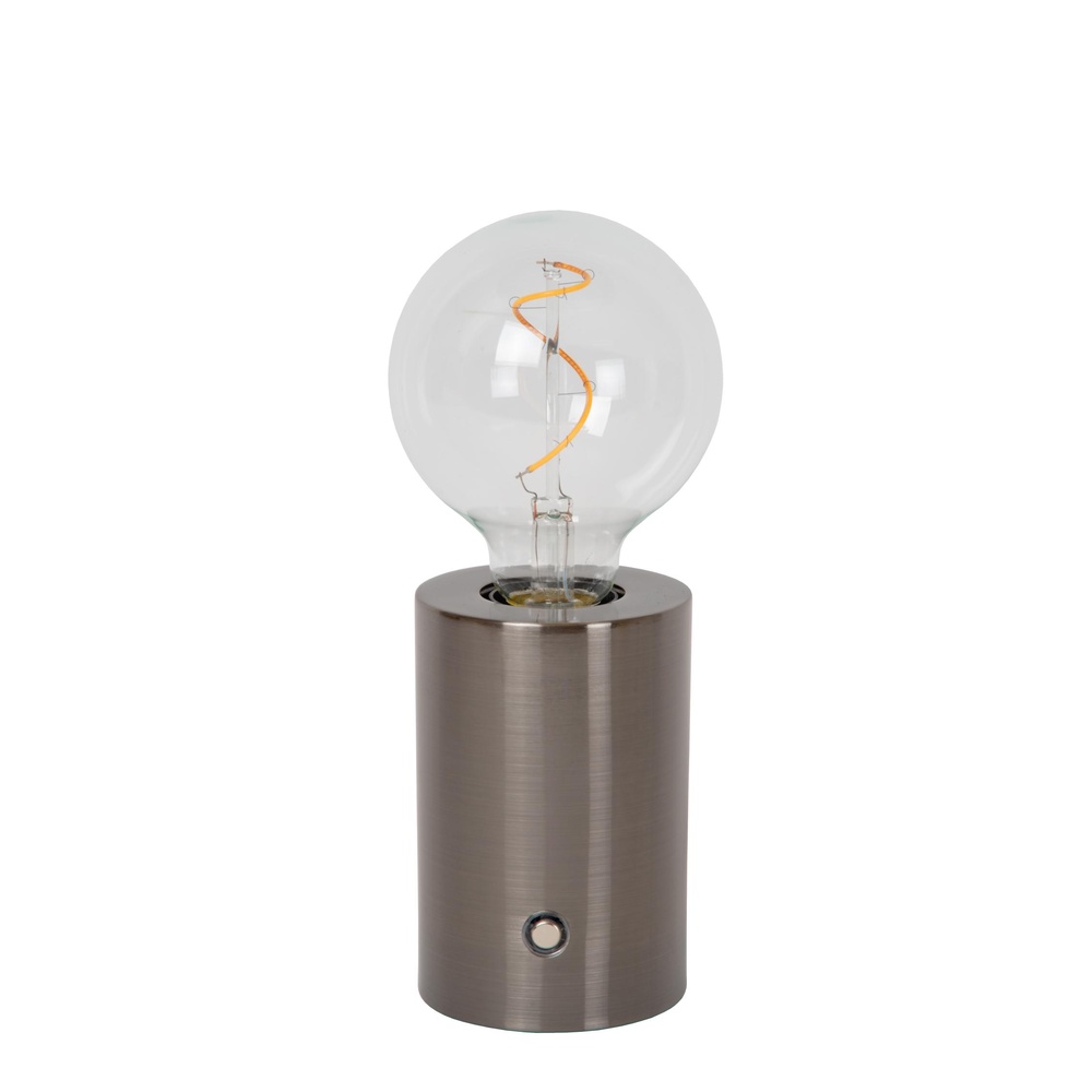 Lucide Oplaadbare tafellampVivo mat chroom - 52502/01/08